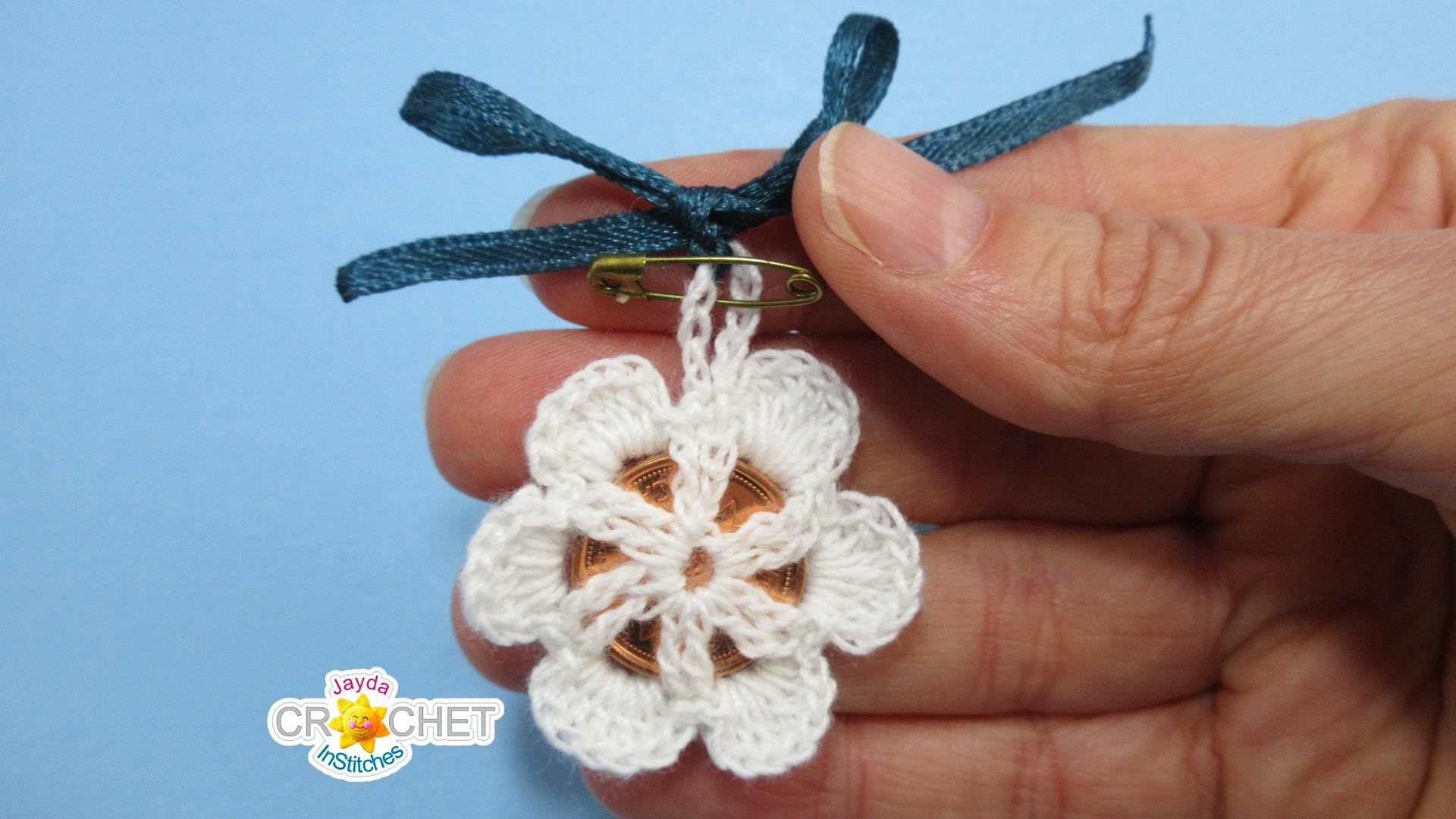 Bride's Lucky Penny Charm Crochet Thread PATTERN PDF Etsy