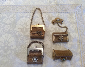 Dollhouse Miniature Wedding Shoes Purse Sholder Clutch Bride Multi Mini 1:12