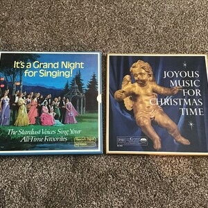 2 Vintage Reader’s Digest Sets ~ It’s a Grand Night for Singing & Joyous Music for CHRISTMAS Time Albums Record Sets