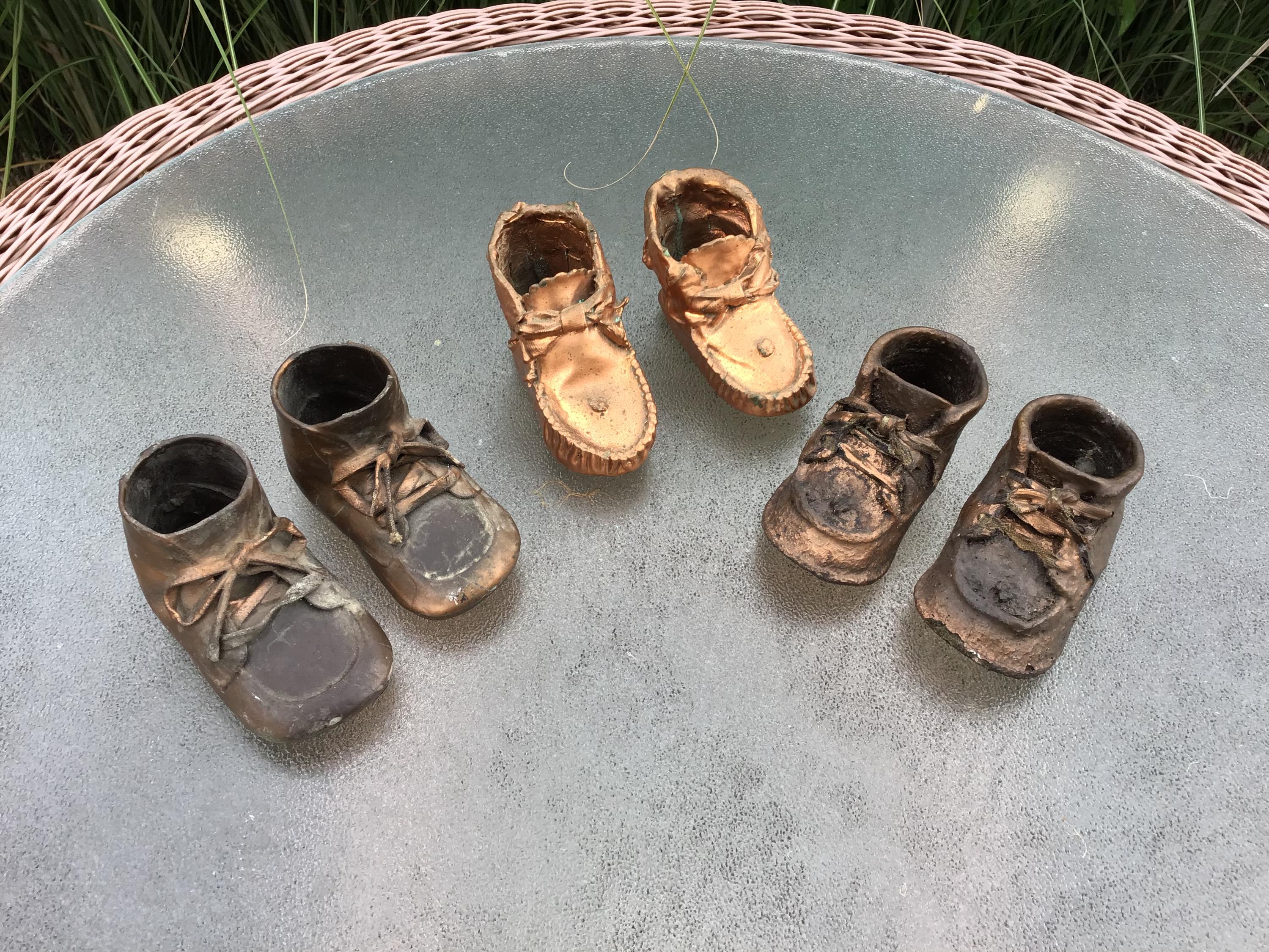 Old Bronze Baby Shoe