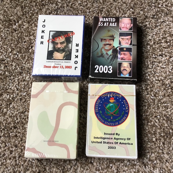 Military Playing Cards Etsy
