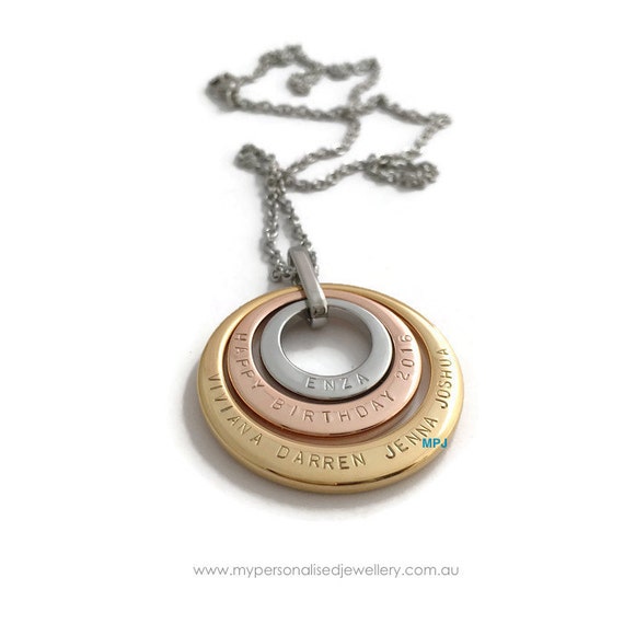 mothers day personalised necklace