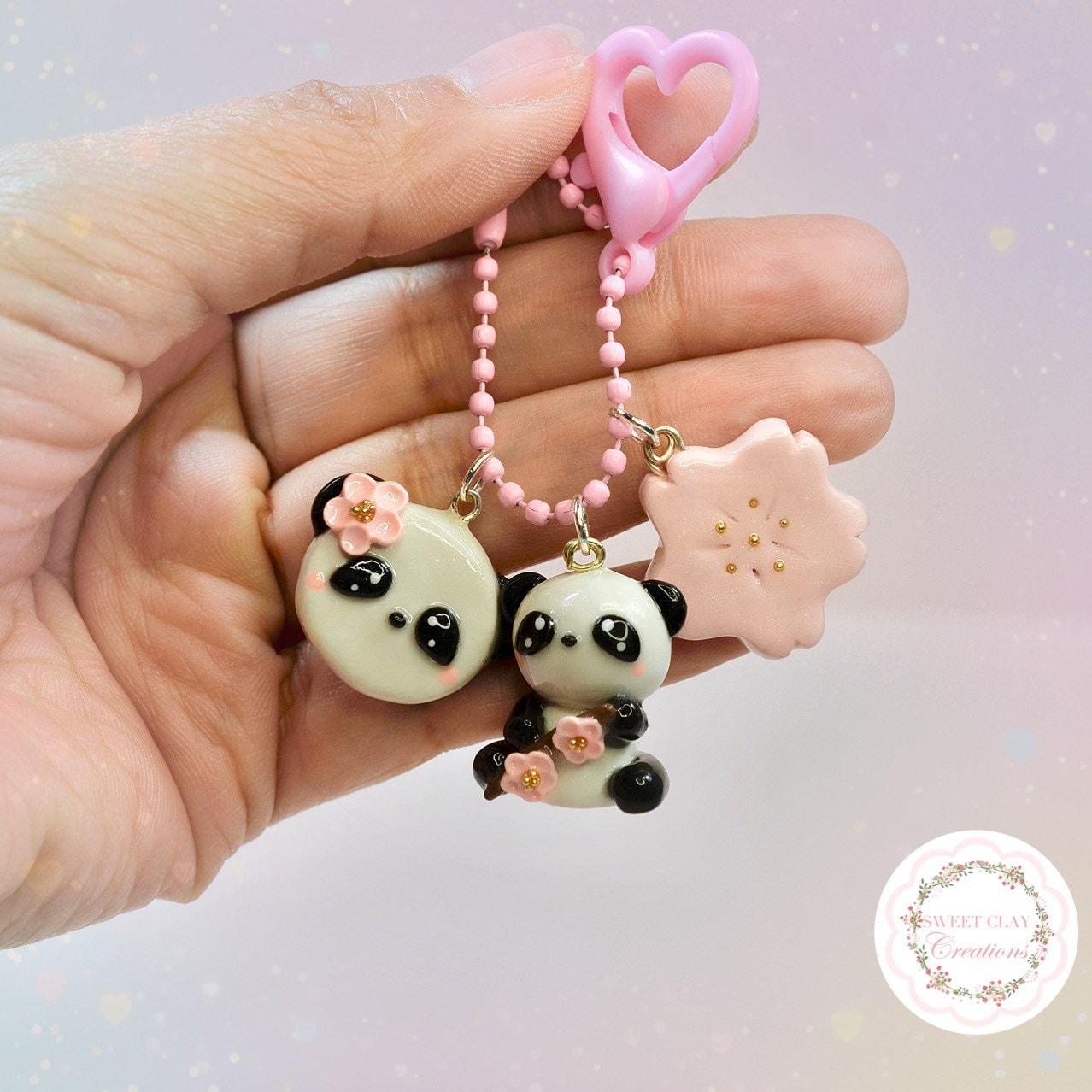 Cute clay keychains best sale