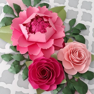 Paper Flower Corsage, Bridesmaid Corsage, Mother-of-the-Bride Wrist Corsage , Prom Corsage, Rose Corsage, Peony Corsage, Wrist Flowers