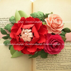 Paper Flower Corsage, Wedding Wrist Corsage, Bridesmaid Corsage, Mother-of-the-Bride Wrist Corsage , Prom Corsage, Wedding Bridal Package