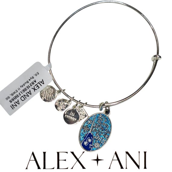 Alex and Ani Elf Narwhal Bye Buddy Hope You Find Your Dad Silver