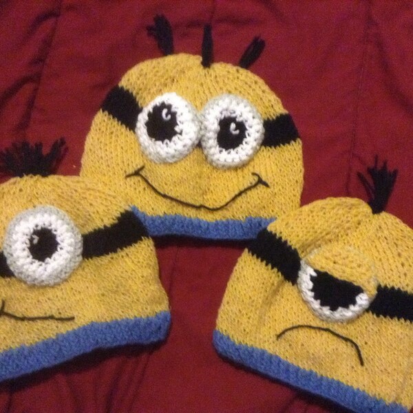 Purple Minion Hat - Etsy