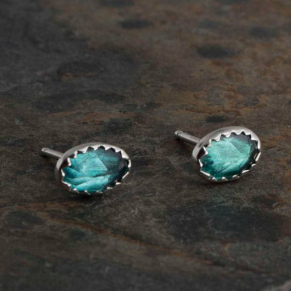 Green Topaz Earrings Etsy