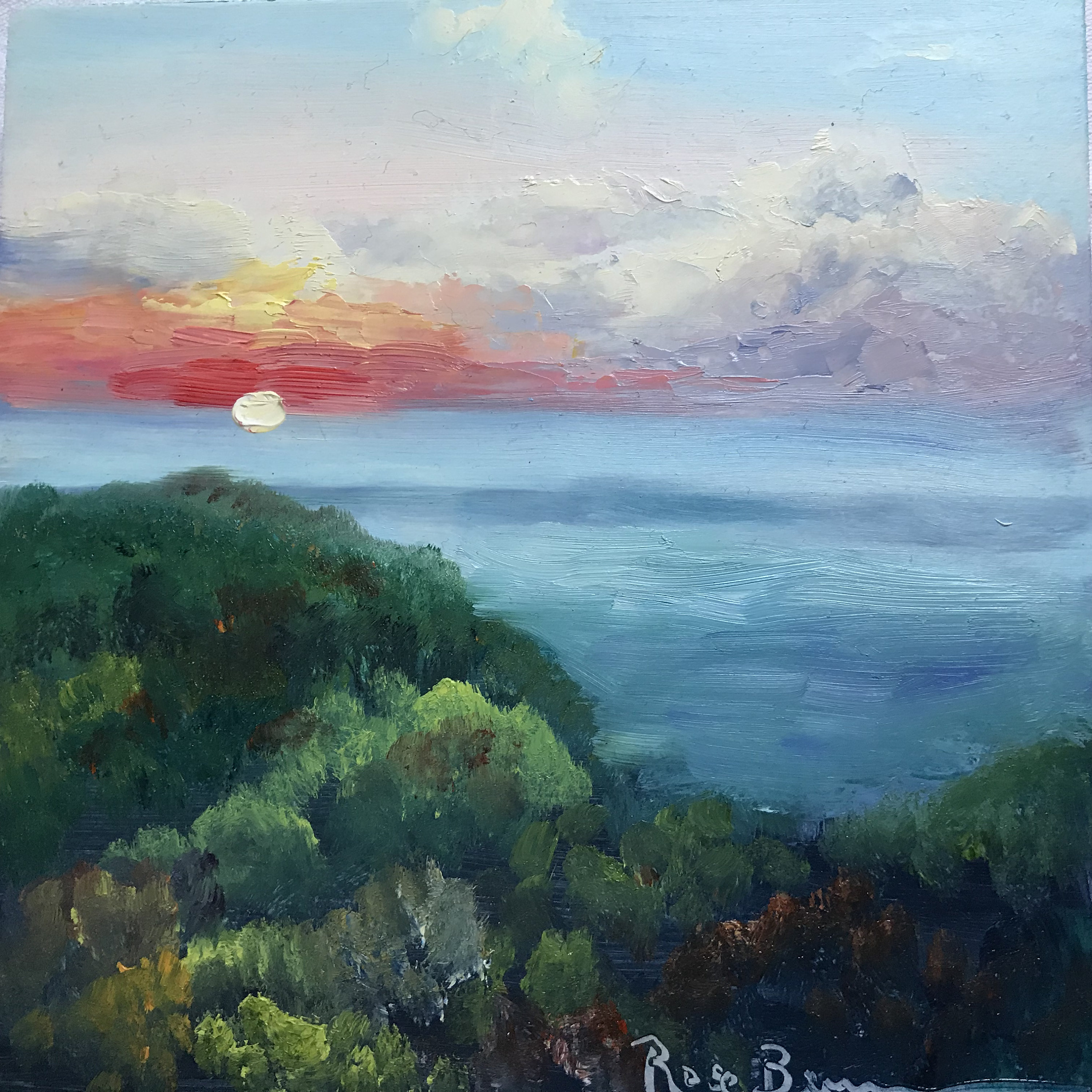 sunrise painting sunrise painting