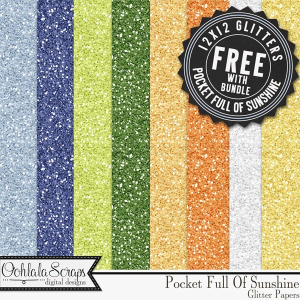 Pocket Full of Sunshine Digital Scrapbook Kit Bundle - Etsy