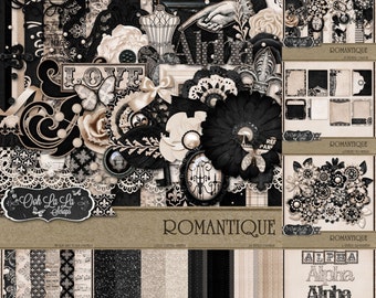 Romantique Digital Scrapbook Collection