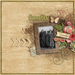 Lovely Day Digital Scrapbook Kit - Digital Scrapbooking - Etsy