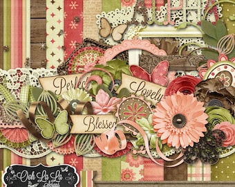 Lovely Day Digital Scrapbook Kit - Digital Scrapbooking
