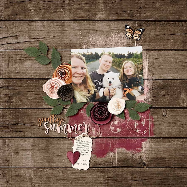 I Am Me 12x12 Digital Scrapbook Kit - Etsy