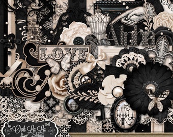 Romantique Digital Scrapbook Kit