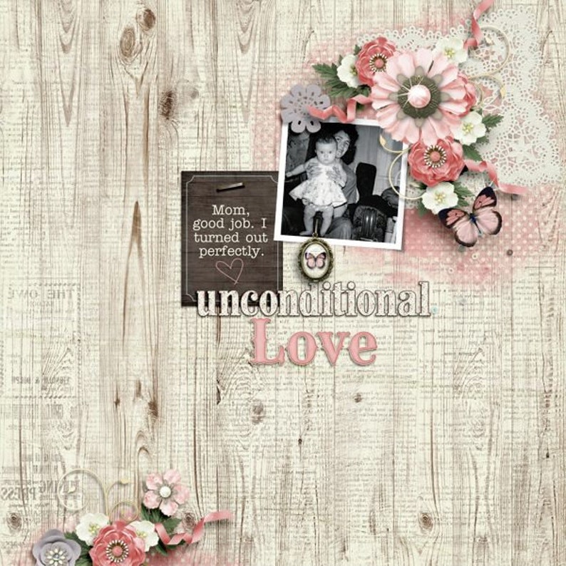Mom Digital Scrapbook Kit Bundle for Digital Scrapbooking Etsy