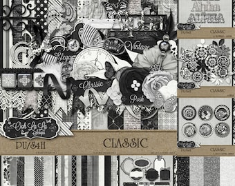 Classic Collection Digital Scrapbook Kit - Digital Scrapbooking
