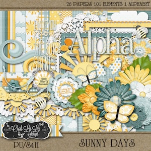 Sunny Days Digital Scrapbook Kit - Digital Scrapbooking