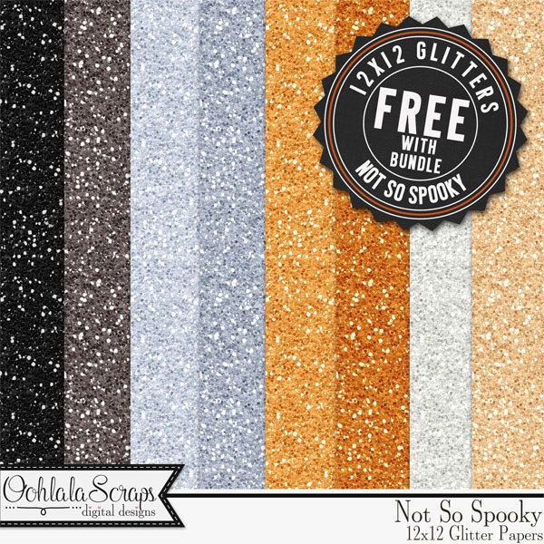 Not so Spooky Halloween Holiday 12x12 Digital Scrapbook Kit Bundle - Etsy