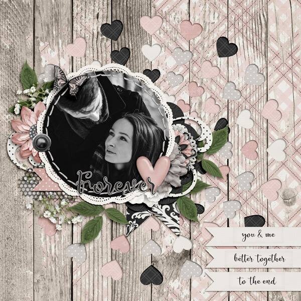 You and Me 12x12 Digital Scrapbooking Kit Downloadable - Etsy
