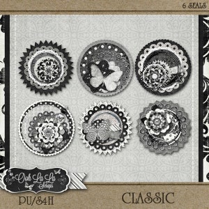 Classic Seals Digital Scrapbook Kit - Digital Scrapbooking