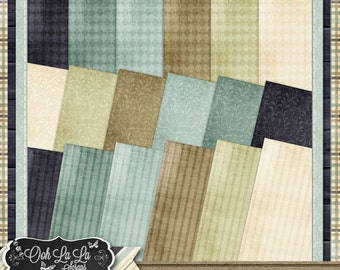 Just Relax Digitales Scrapbook Kit Extra Papiere Pack - Digitales Scrapbooking