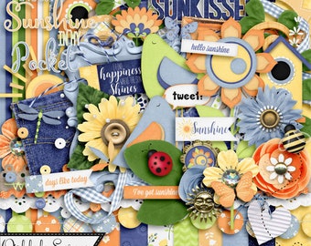 Pocket Full Of Sunshine Digital Scrapbook Kit