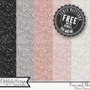 You and Me 12x12 Bundle, Digital Scrapbooking Kit, Downloadable - Etsy