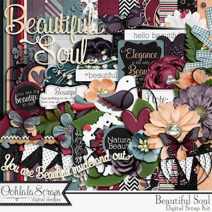 Kit di album digitale Beautiful Soul 12x12
