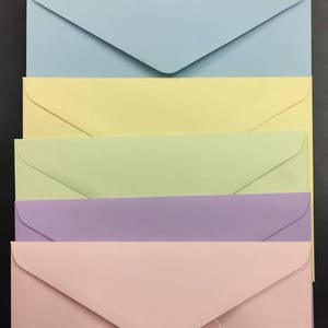 C5 Envelopes Choose colour C5 20 Envelopes  162x229m Choose  Blue Yellow Green Mauve or Pink Wedding Invitation Envelope