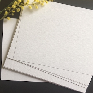 Textured 118gsm Paper White or Cream 118gsm 20 Papers lightly textured