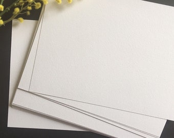 270gsm Textured   CARD White or Cream  x 20 Sheets , choose size Various sizes textured Cardstock