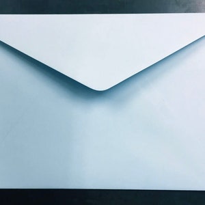 5"x7"  PASTEL Blue 20 Envelopes  130x185mm Premium Quality Smooth Envelopes