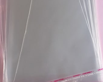 Cello Bags A4 Resealable Clear , Food Safe (Pack of 100)