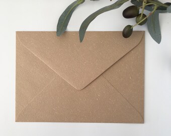 C5 Envelopes TEXTURED 100% Wedding Invitation Envelopes Large size 162mmx229mm Colour Wheat