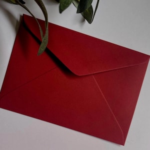 Envelopes 20 x C5 Burgundy Premium Quality 120gsm Wedding Invitation Envelopes