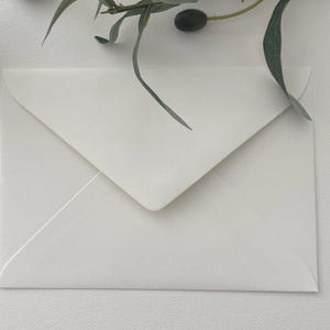20 sobres texturizados C5, 120 g/m², blancos o crema, sobres para invitaciones de boda imagen 1