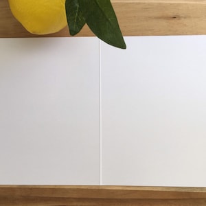C6 Cards & Envelopes 20  Envelopes and cards C6 Scored Blank Premium White Cards Super Smooth