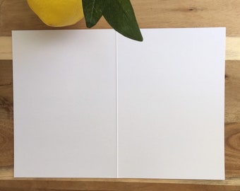 C6 Cards & Envelopes 20  Envelopes and cards C6 Scored Blank Premium White Cards Super Smooth