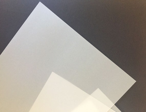 20 Vellum Papers 140gsm A4 (210x297mm) Warm White Choose Quantity