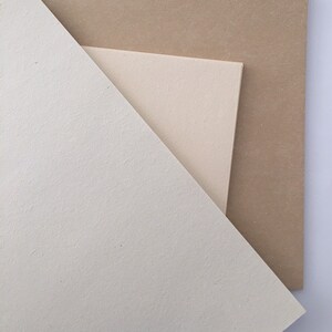 Textured A5 Card Stock: Recycled 209gsm Printable Cards - Rice, Oatmeal, Parmesan, Wheat image 5