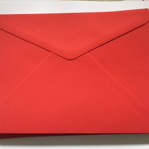 Red or choose 20 x C5 Envelopes Recycled, Quality 120gsm, Wedding Invitation Envelopes Choose Colour FREE POST