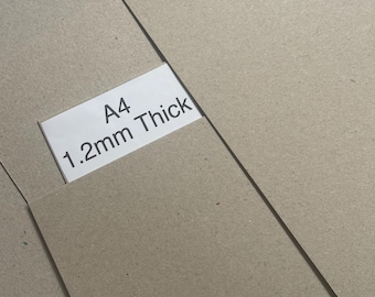 Boxboard Packing Board Grey A4 or choose