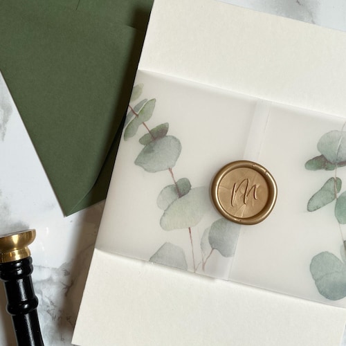 Vellum Belly Band for 5x7 Invitation Vellum Wrap Clear Wrap Etsy