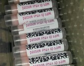 LOT of 10 Organic Lip Balm Lovers PASSION FRUIT Shea Cocoa Butter Avocado Oil Beeswax Sunflower Oil Hemp Aloe Vera Chapstick Gifts Amazing