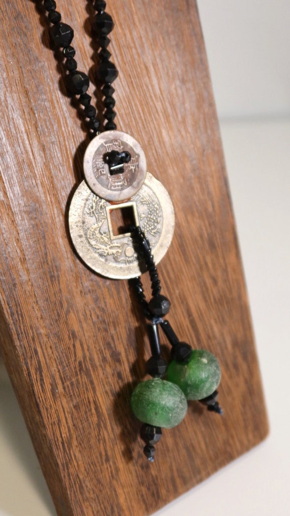 Coin Pendant Statement Necklace - Etsy