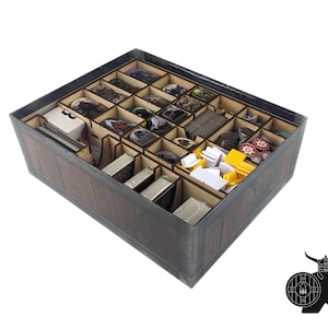 Gloomhaven: Jaws of the Lion Game Insert | Wooden Organizer
