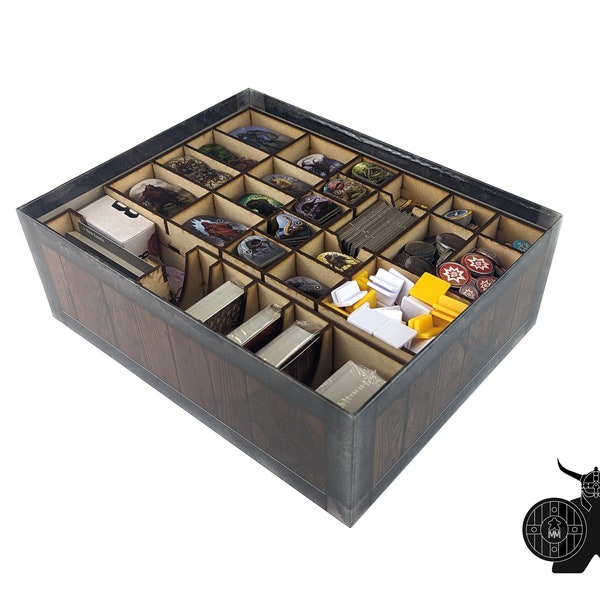 Gloomhaven: Jaws of the Lion Game Insert | Wooden Organizer