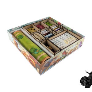 Flamecraft Board Game Insert | Wooden Organizer