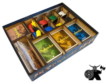 Splendor + Uitbreidingsinzet | Houten Organisator